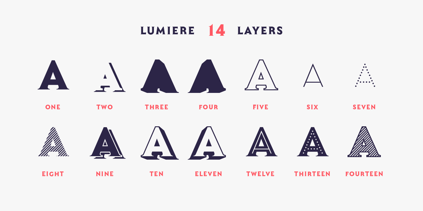 Example font Lumiere #7